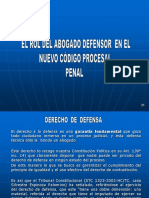 Rol Del Abogado Defensor en El NCPP - PPSX