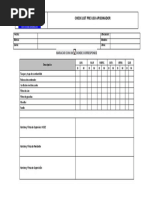 Check List Preoperacional de Apisonador o Compactador Tipo Canguro