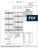 Official Transcript: 550 Stratford CT Merced, CA 95341 Daniel Sanchez