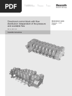 Rexroth Hydraulic Control Valve Specification Manual