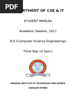 5th Sem CSE Manual