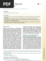 Pyogenic Spinal Infections