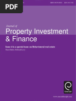 (Journal of Property Investment Finance.) Behavi (B-Ok - CC)