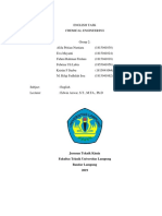 Jurusan Teknik Kimia Fakultas Teknik Universitas Lampung Bandar Lampung 2019