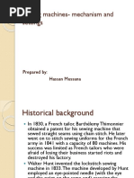 Sewing Machines - Mechanism and Settings