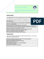 Safe Method Opening and Closing Checks