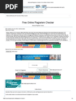 Plagiarism Report of Research Paper