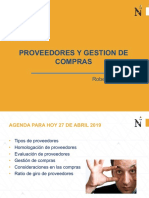 Proveedores y Gestión de Compras Unidad II, Semana 5 PDF