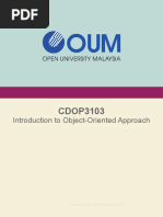 CDOP3103 Introduction To Object-Oriented Approach - Capr18 (Bookmark) PDF