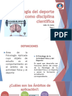 1 Psicología Del Deporte Como Disciplina Científica