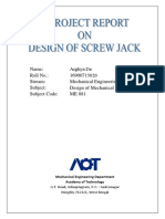 Name: A Rghya de Roll No.: Stream: Subject: Subject Code: 1690071 5020 Mechanical Engineering Design of Mechanical System ME 881