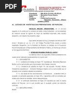 Absuelvo Acusacion Homicidio Culposo - Ofrezco Pruebas