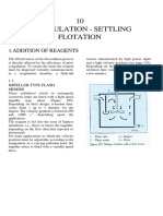 Flocculation - Settling Flotation