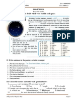 Homework I. Read The Text Below and Decide Which Word Best Fits Each Space