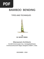 Bamboo Bending - Types and Techniques