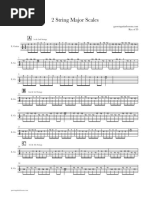 2StringMajorScales PDF