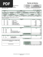 Recibo de Nómina: Ingenio Jose Maria Morelos, S.A. de C.V