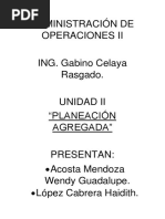 Administración de Operaciones II-2