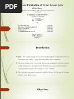 Design and Fabrication of Power Scissor Jack: A Project Report