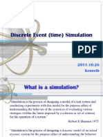 Discrete Event Simulation