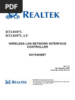 RTL8187L RTL8187L-LF: Wireless Lan Network Interface Controller