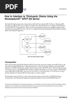 GHT-200012 How To Interface To Third Parties Using WorkstationST OPC DA