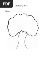 Lesson 1family Tree Cut and Paste