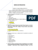 Banco de Preguntas Conglomerado