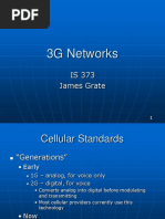 3G Networks: IS 373 James Grate