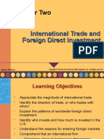 Chapter Two: International Trade and Foreign Direct Investment