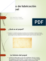 Proceso de Fabricación Del Papel