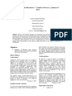 Cambios Fisicos y Quimicos