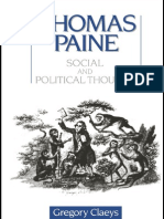 Thomas Paine Social and Political Thought