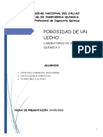 Informe Porosidad de Un Lecho