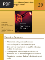 Corporate Finance: Credit Management