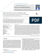 Magnesium Sulfate Resistance of Geopolymer Mortar