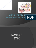 Etik & Hukum Dalam Keperawatan Gerontik