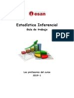 Estadística Inferencial 2019-1 PDF