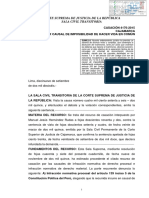 Casación 4176 2015 Cajamarca Divorcio Por Causal de Imposibilidad de Hacer Vida en Común No Puede Ser Fundado en Hecho Propio PDF