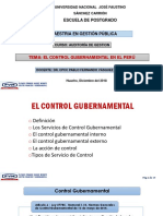 El Control Gubernamental en El Perú