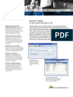 Financial Management: General Ledger in Microsoft Dynamics GP