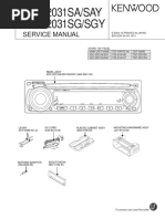 Kenwood KDC 2031 SG Service Manual