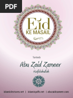 Eid Ke Masail-Abu Zaid Zameer Hafidahullah