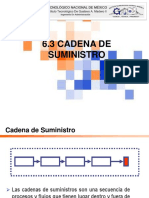 6.3 Cadena de Suministro