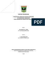 E Pengadaan Langsung - Proyek Perubahan Diklat Pim III