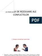 Strategii de Rezolvare Ale Conflictelor