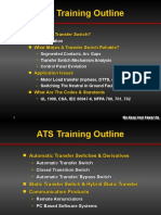 ATS Training Outline: What Is A Transfer Switch? What Makes A Transfer Switch Reliable?