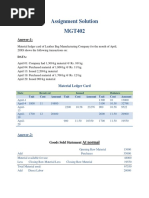 Assignment Solution MGT402: Answer-1