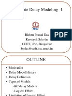 Logic Gate Delay Modeling - 1: Bishnu Prasad Das Research Scholar Cedt, Iisc, Bangalore Bpdas@Cedt - Iisc.Ernet - in