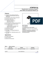 STMPE812A: Touchscreen Controller S-Touch With PWM and Dedicated RESET Pin